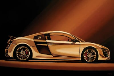 Audi R8 2007 by Paul Meijering canvas print
