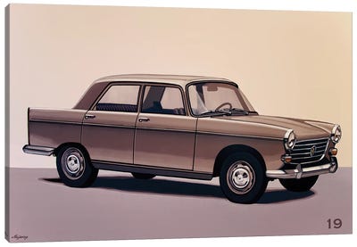 Peugeot 404 1960 Canvas Art Print