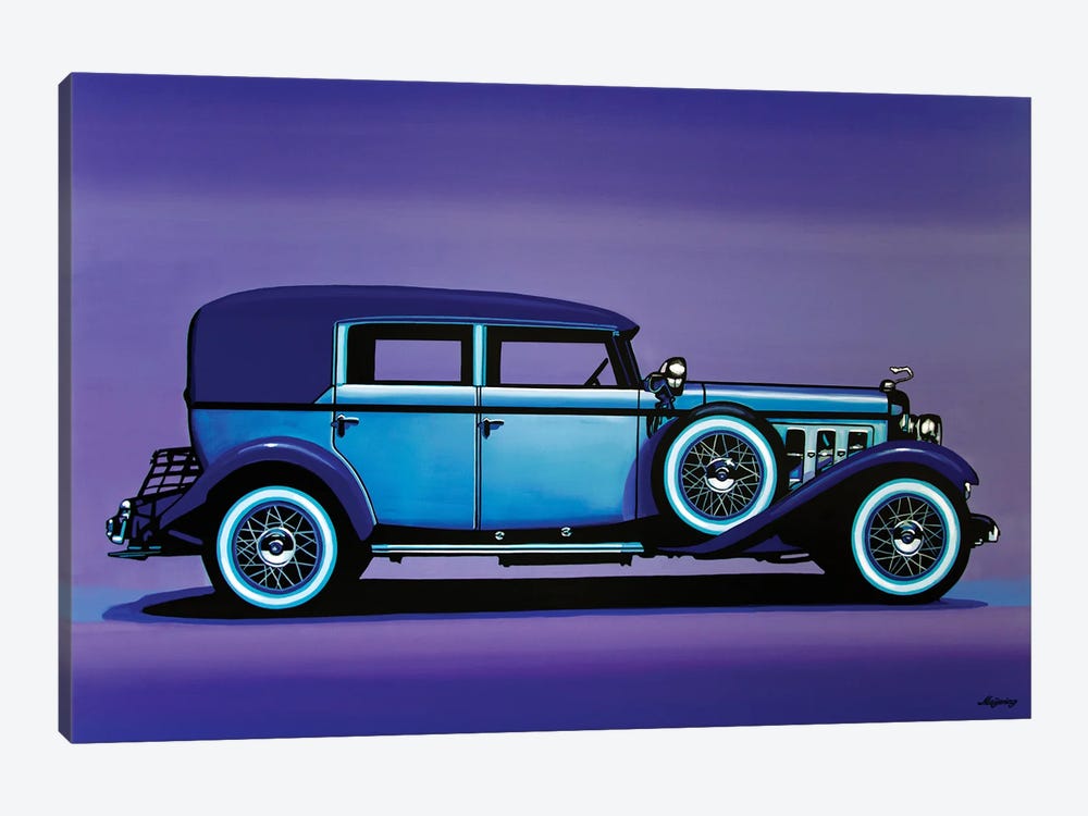 Cadillac V16 1930 by Paul Meijering 1-piece Canvas Art Print