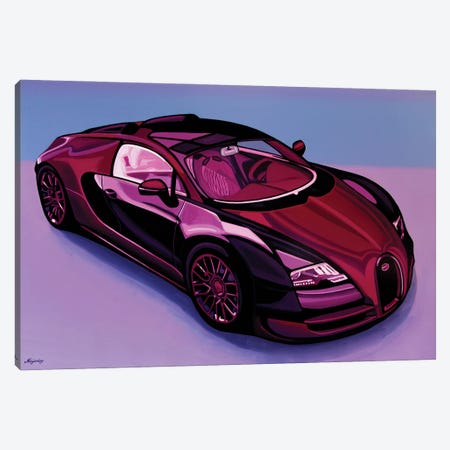 Bugatti Veyron 2005 Canvas Print #PME215} by Paul Meijering Canvas Print