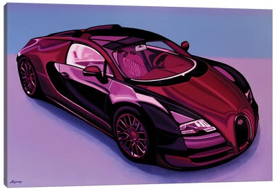 Bugatti Veyron 2005 Canvas Art Print