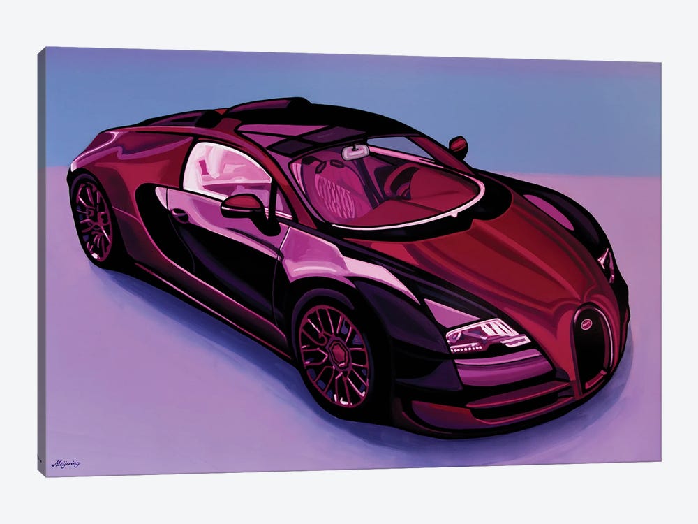 Bugatti Veyron 2005 by Paul Meijering 1-piece Canvas Wall Art