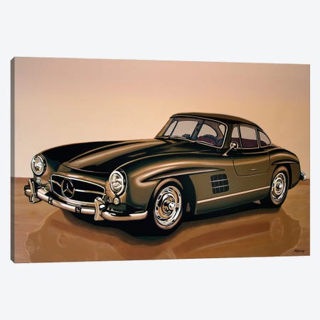 Mercedes Benz 300 SL 1954 Canvas Print #PME217} by Paul Meijering Canvas Art Print