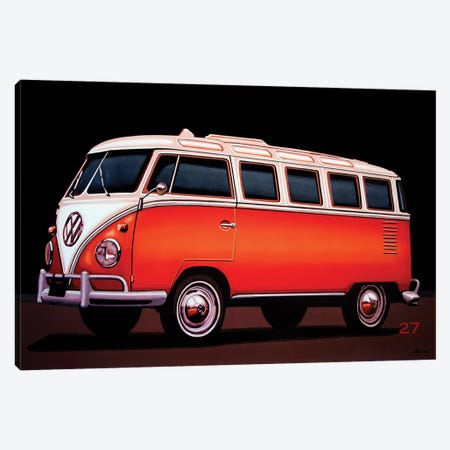 Volkswagen T1 Samba 1951 Canvas Print #PME219} by Paul Meijering Canvas Wall Art