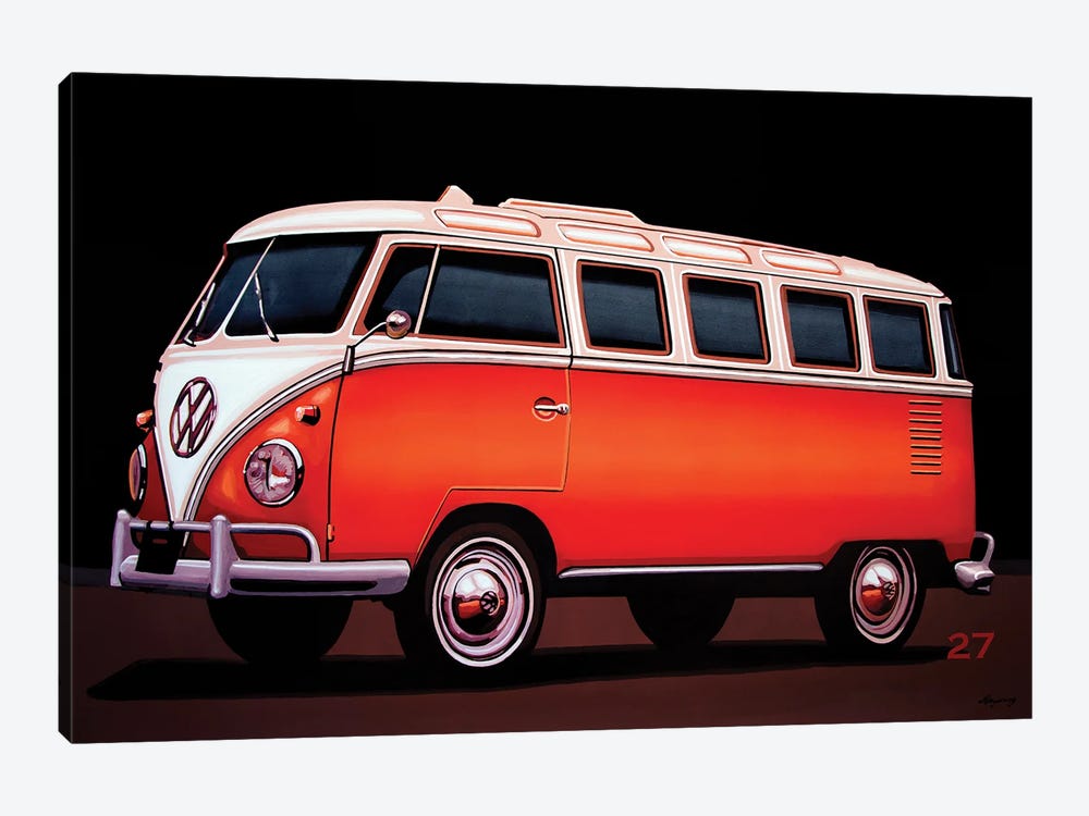 Volkswagen T1 Samba 1951 by Paul Meijering 1-piece Canvas Art