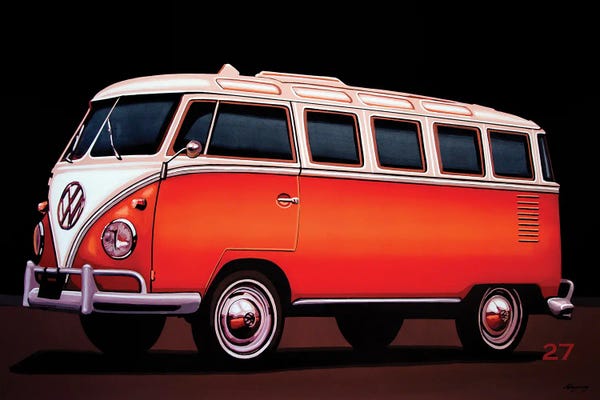 Volkswagen: Volkswagen T1 Samba 1951 by Paul Meijering