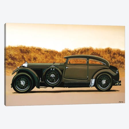 Bentley Blue Train Recreation Canvas Print #PME21} by Paul Meijering Canvas Art Print