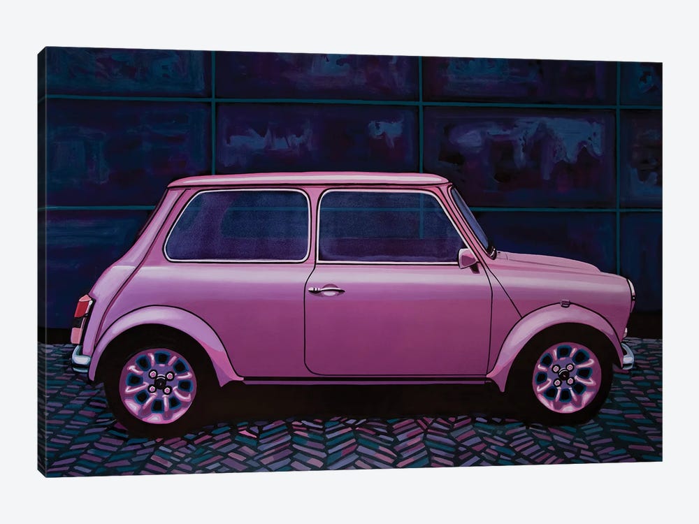 Austin Mini Cooper 1964 by Paul Meijering 1-piece Canvas Art Print