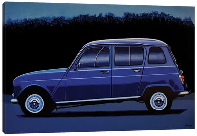Renault 4 1961 Canvas Art Print - Paul Meijering