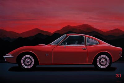 Opel GT 1969 by Paul Meijering canvas print