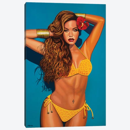 Beyonce II Canvas Print #PME22} by Paul Meijering Art Print
