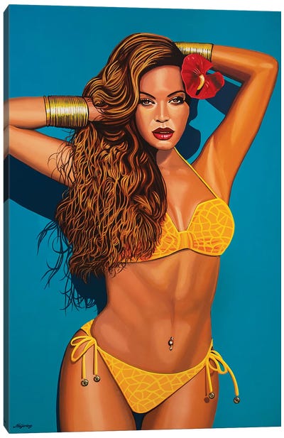 Beyonce II Canvas Art Print - Beyoncé