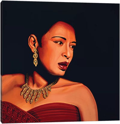 Billie Holiday Canvas Art Print