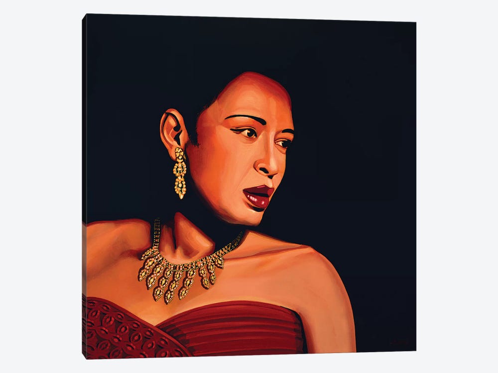 Billie Holiday by Paul Meijering 1-piece Canvas Art