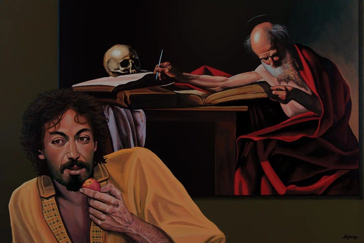 Caravaggio's Saint Jerome Writing