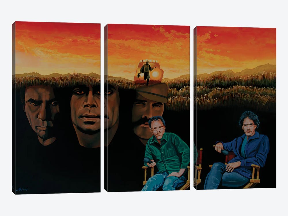 Coen Brothers by Paul Meijering 3-piece Canvas Print