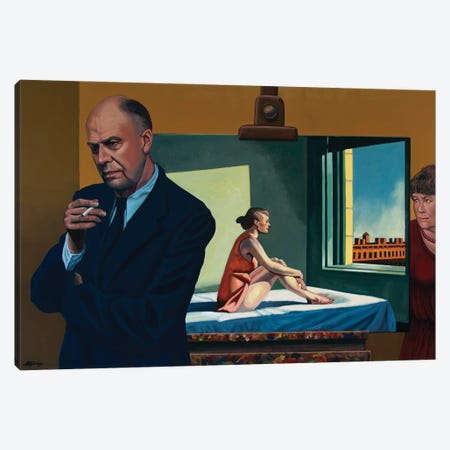 Edward Hopper Canvas Print #PME250} by Paul Meijering Canvas Artwork