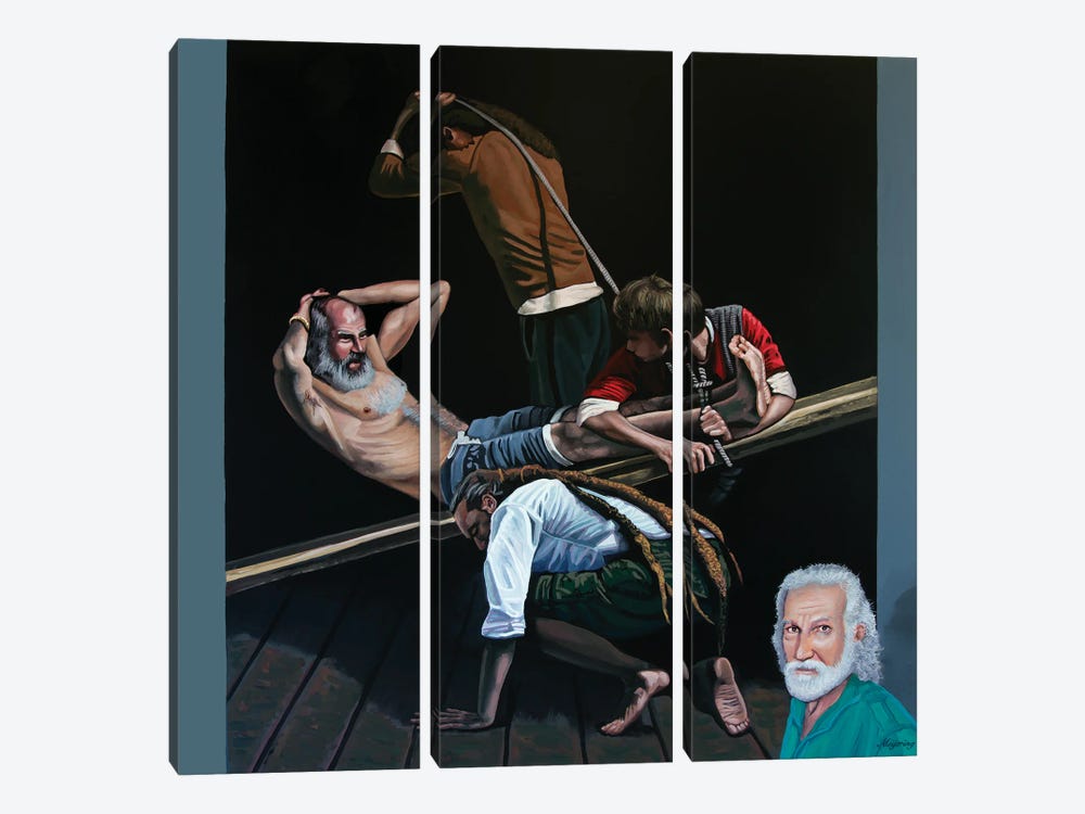 Ernesto Gennaro Solferino by Paul Meijering 3-piece Canvas Artwork