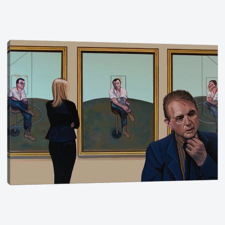 Francis Bacon Canvas Print #PME257} by Paul Meijering Canvas Print
