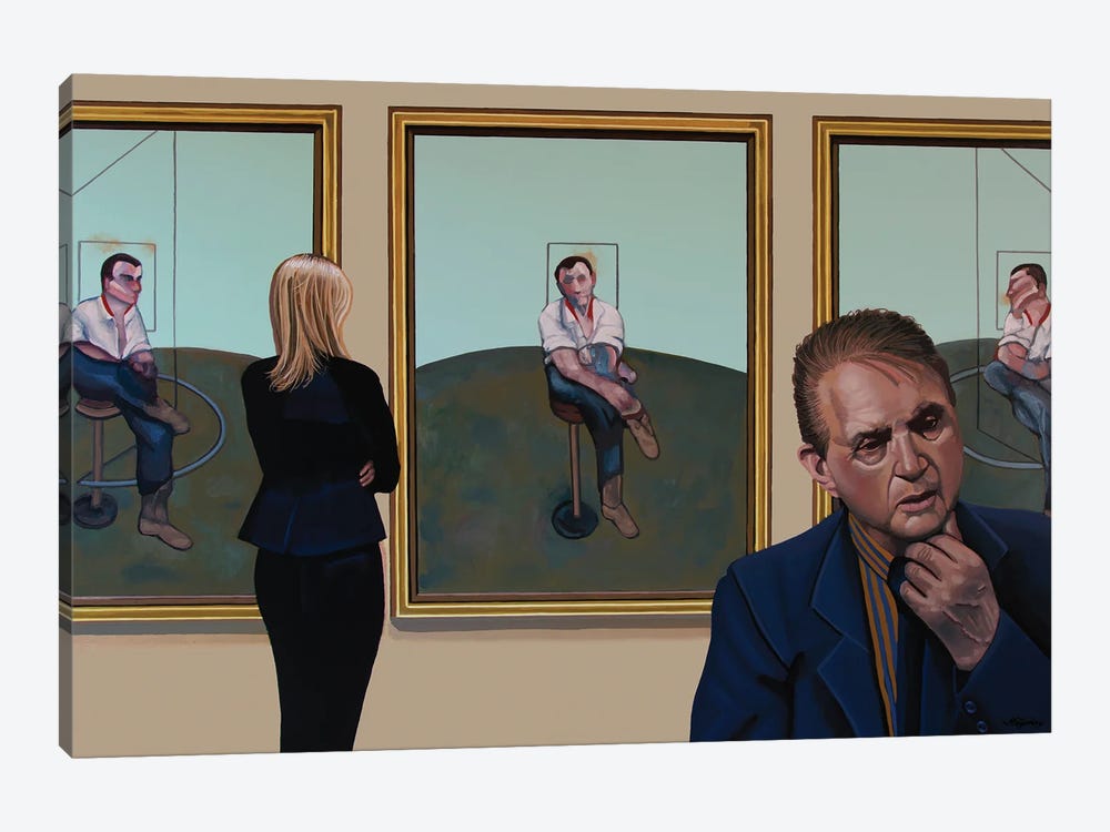 Francis Bacon by Paul Meijering 1-piece Canvas Artwork