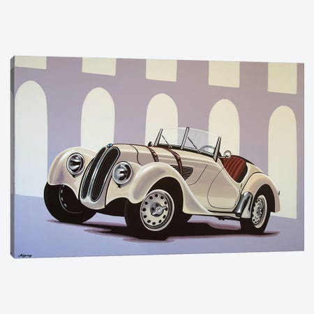 BMW 328 Roadster 1936 Canvas Print #PME25} by Paul Meijering Canvas Artwork