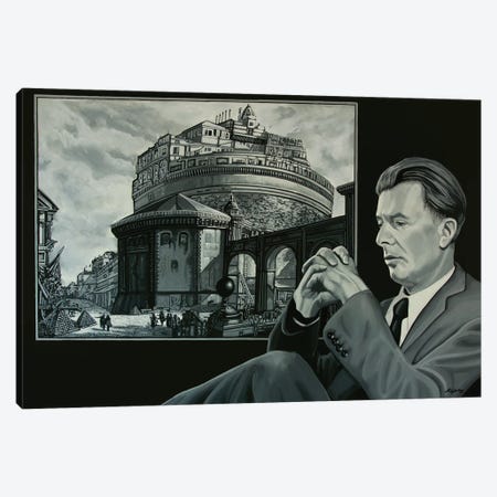 Aldous Huxley Canvas Print #PME265} by Paul Meijering Canvas Wall Art