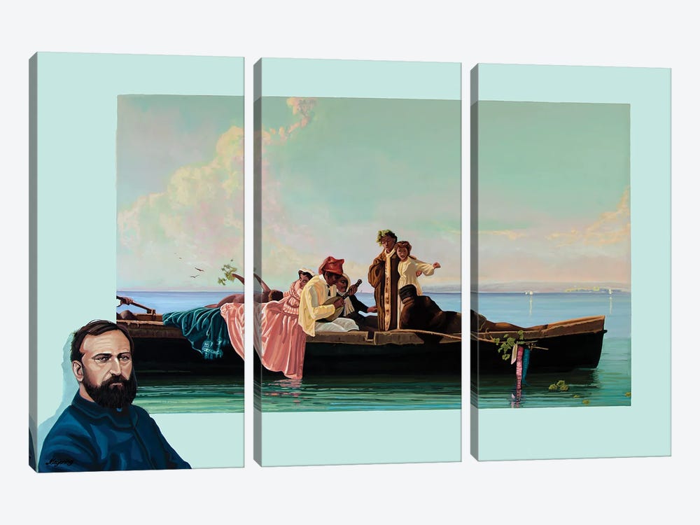 Giuseppe De Nittis by Paul Meijering 3-piece Canvas Artwork