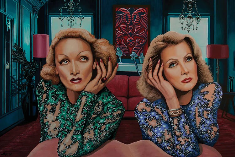 Greta Garbo And Marlene Dietrich