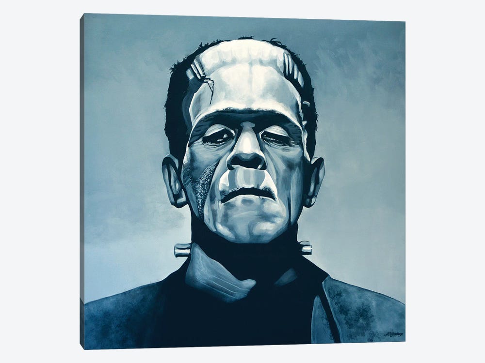 Boris Karloff Frankenstein by Paul Meijering 1-piece Canvas Wall Art