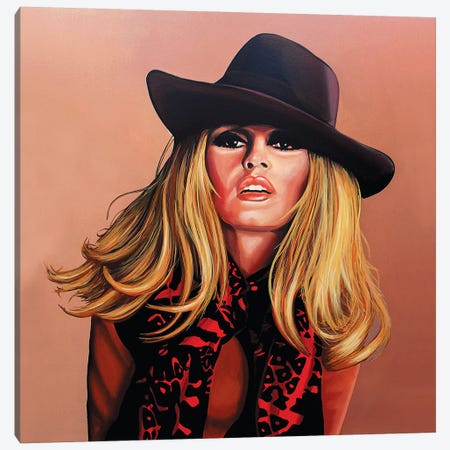 Brigitte Bardot I Canvas Print #PME28} by Paul Meijering Canvas Art Print