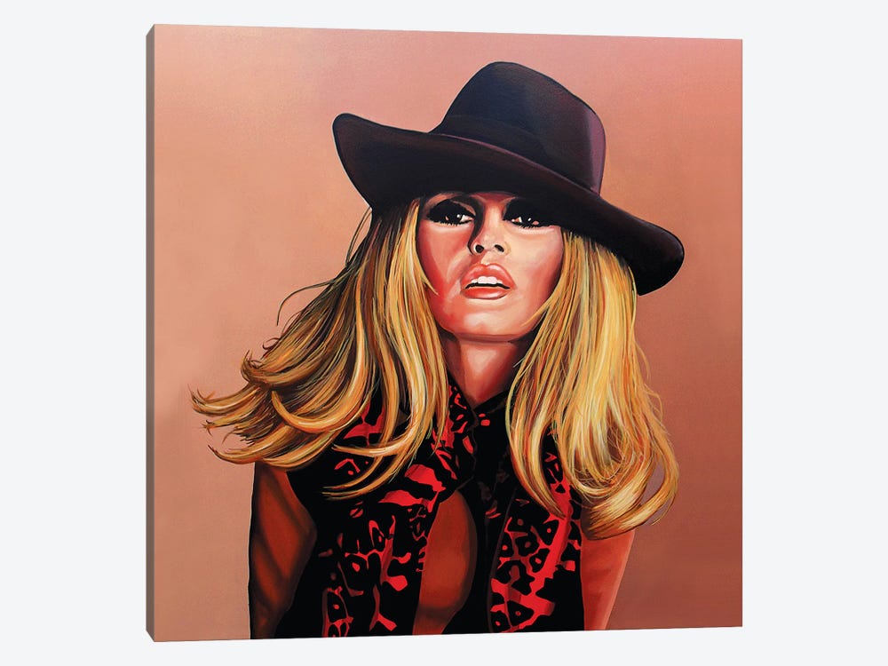 Brigitte Bardot I by Paul Meijering 1-piece Canvas Art Print