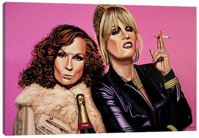 Absolutely Fabulous Canvas Art Print - Cinematic Gallery