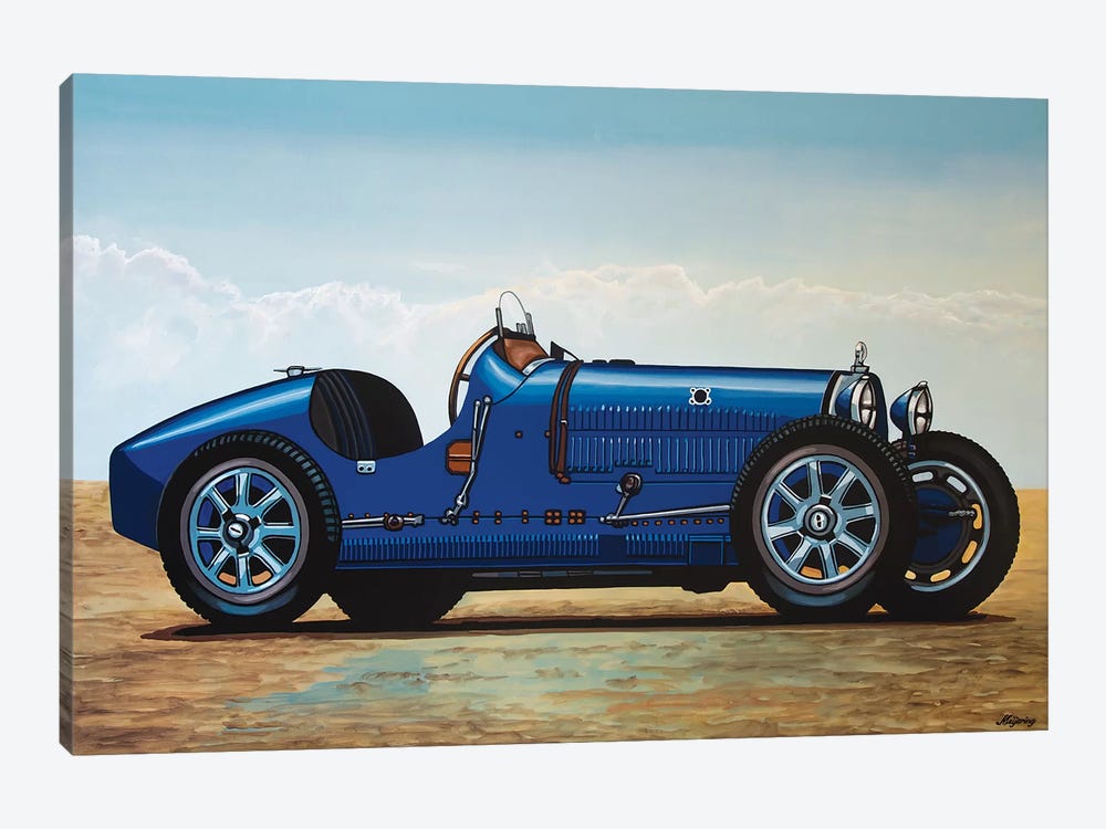 Bugatti Type 35 Grand Prix by Paul Meijering 1-piece Art Print