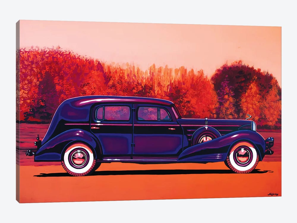 Cadillac V 16 Custom Imperial by Paul Meijering 1-piece Canvas Art Print