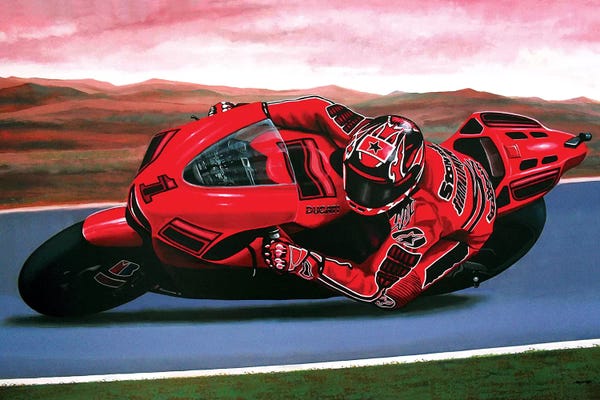 Motorcycles: Casey Stoner On Ducati by Paul Meijering