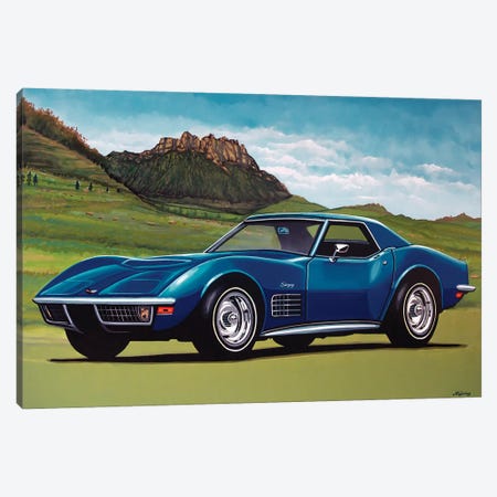 Chevrolet Corvette Stingray 1969 Canvas Print #PME42} by Paul Meijering Canvas Print