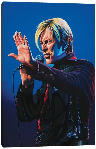 David Bowie I Canvas Art Print - Paul Meijering