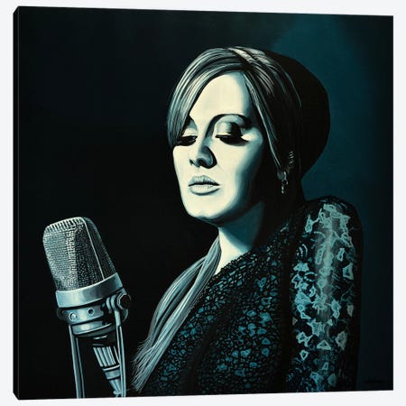 Adele Skyfall Canvas Print #PME4} by Paul Meijering Canvas Art Print