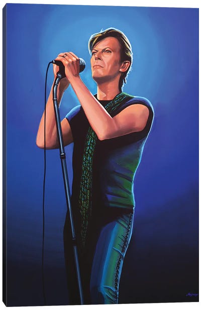 David Bowie II Canvas Art Print - Paul Meijering