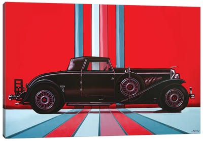 Duesenberg Model J 1929 Canvas Art Print - Cars By Brand