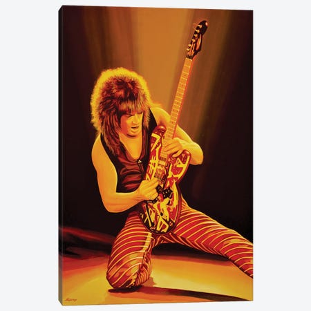 Eddie Van Halen Canvas Print #PME54} by Paul Meijering Canvas Art Print