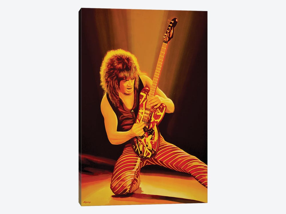 Eddie Van Halen by Paul Meijering 1-piece Canvas Art