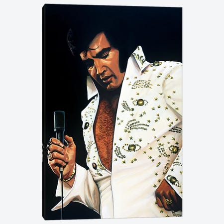 Elvis Presley I Canvas Print #PME56} by Paul Meijering Art Print