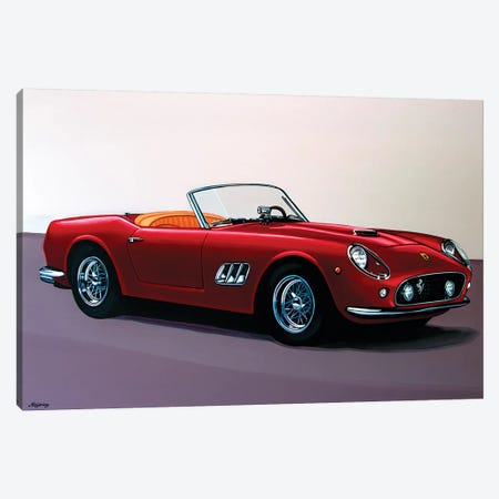 Ferrari Canvas Print #PME59} by Paul Meijering Canvas Art