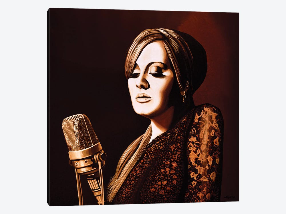 Adele Skyfall Digi Music Art by Paul Meijering 1-piece Canvas Artwork