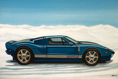 Ford Gt 2005 by Paul Meijering framed wall art