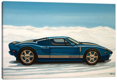 Ford Gt 2005 Canvas Art Print - Ford