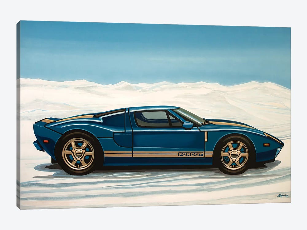 Ford Gt 2005 by Paul Meijering 1-piece Canvas Print