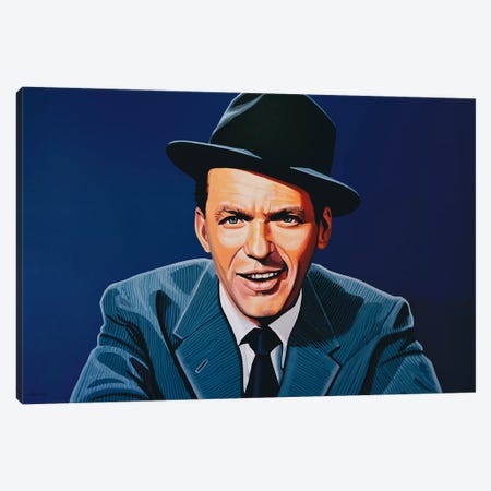 Frank Sinatra Canvas Print #PME66} by Paul Meijering Canvas Artwork