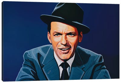Frank Sinatra Canvas Art Print - Paul Meijering